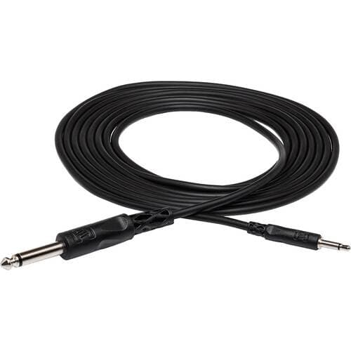 Hosa Technology Mini Male to 1/4" Male Cable - 3'