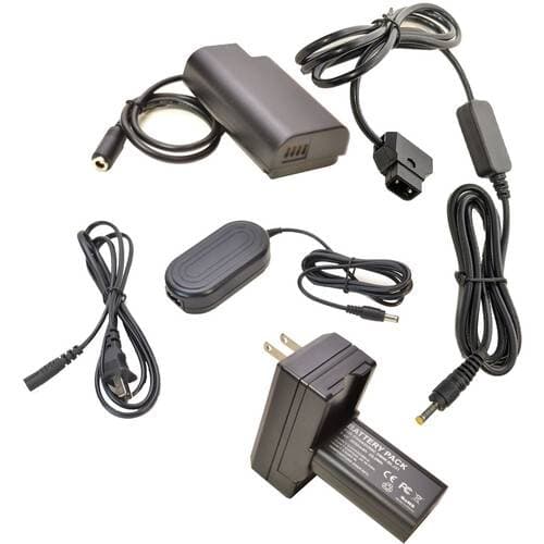Bescor BLJ31 Coupler, Battery, Charger, AC Adapter & D-Tap Adapter Kit for Lumix S1-Series Mirrorless Cameras