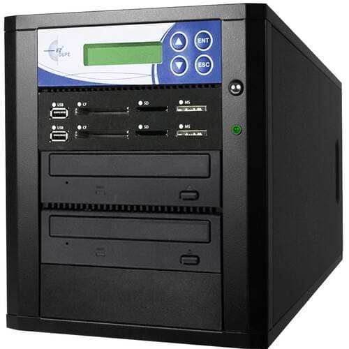 EZ Dupe Media Mirror Plus Duplicator 1-to-1 Flash Media &amp; Disc Copier
