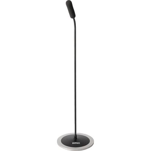 DPA Microphones 4098 CORE Supercardioid Tabletop Microphone with 17" Gooseneck, Base, and XLR Male Connector (Black)