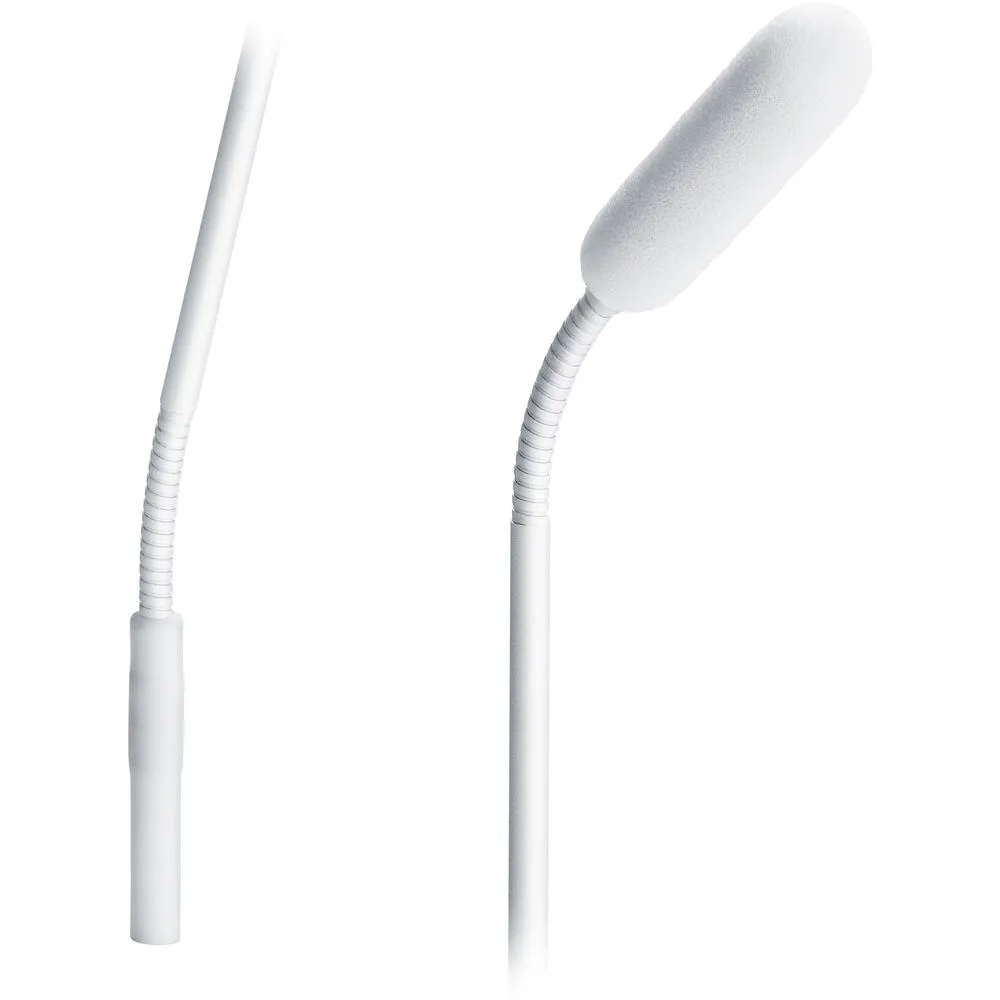 DPA Microphones 4098 CORE Supercardioid Microphone with 11" Boom with Top &amp; Bottom Gooseneck and Microdot Connector (White)