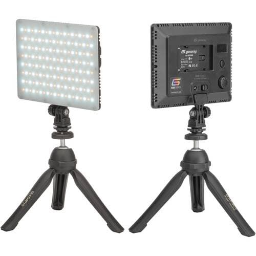 Bescor XT160 2-Light Streaming Kit with Stands and AC Adapters