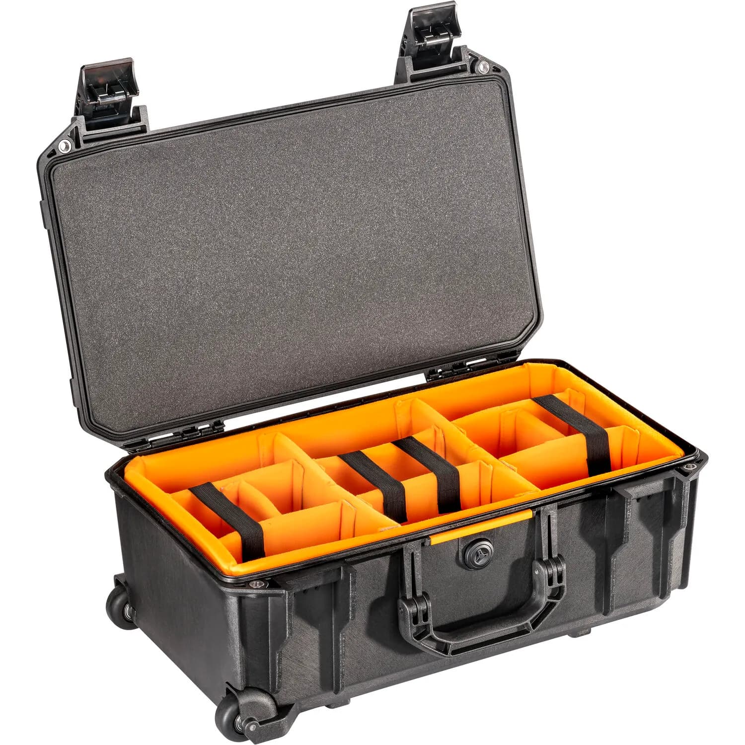 Pelican Vault V525 Rolling Case with Padded Dividers (Black, 25L)