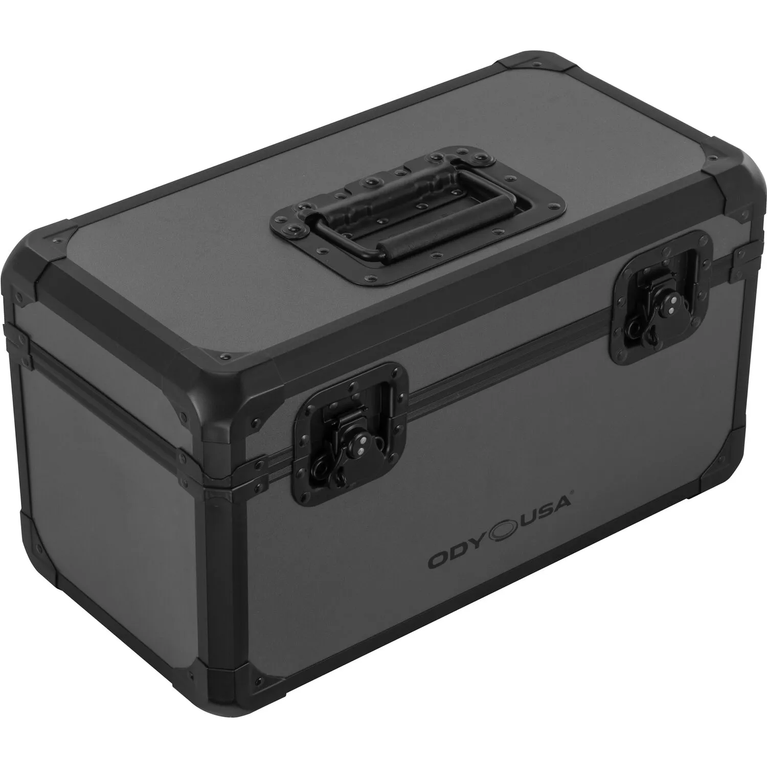Odyssey KROM Record/Utility Case for 120 7" Vinyl Records (Black on Gray)
