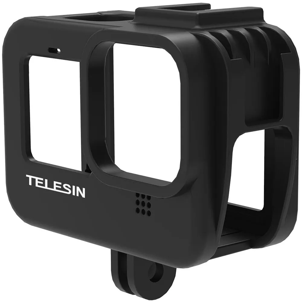TELESIN Plastic Frame Case with 2-Prong Mount for GoPro HERO9