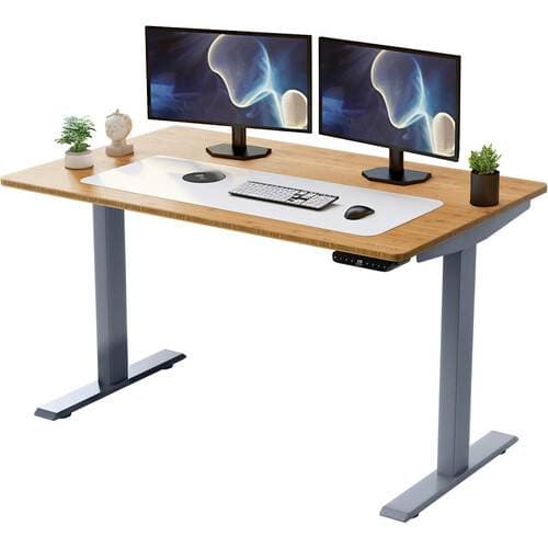 Luxor 28 x 21" Pneumatic Adjustable Height Flip Top Student Desk/Nesting Desk (Gray)