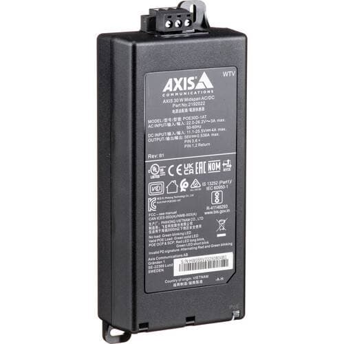 Axis Communications 30W Single-Port AC/DC Midspan