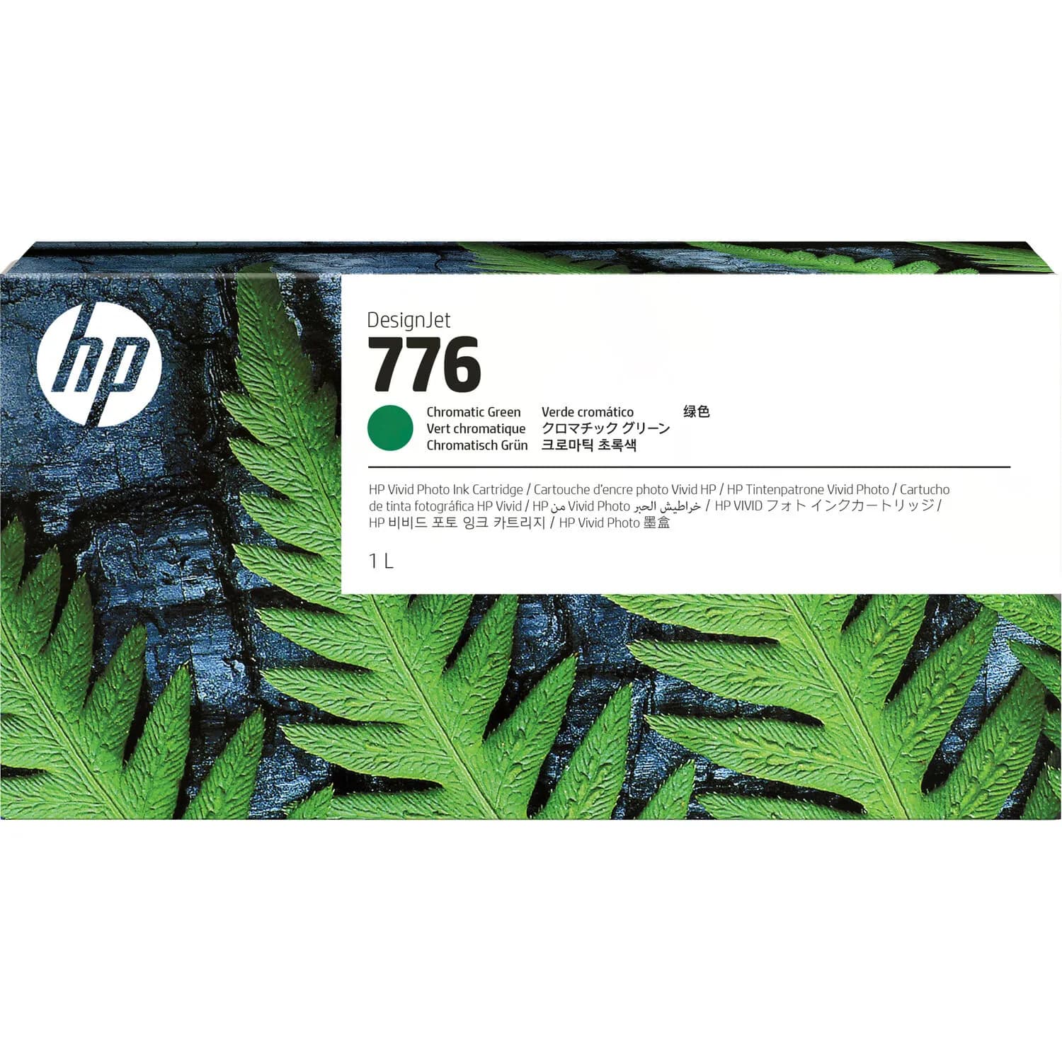 HP 776 Chromatic Green 1L Original Ink Cartridge for HP DesignJet Z9+ Pro 64" Printer