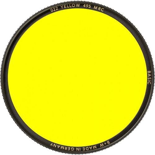 B+W #495/022 Yellow MRC Basic Filter (49mm)