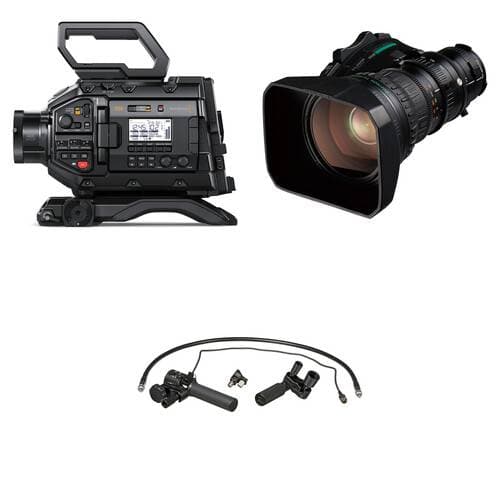 Blackmagic Design URSA Broadcast G2 Camera with Fujinon 8.5-170mm Lens &amp; Zoom/Focus Control
