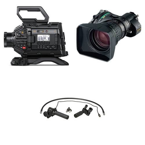 Blackmagic Design URSA Broadcast G2 Camera with Fujinon 8.5-170mm Digital Servo Lens &amp; Zoom/Focus Control