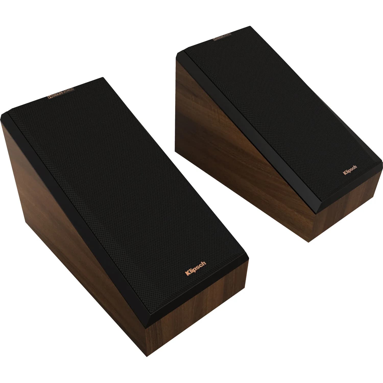 Klipsch Reference Premiere RP-500SA II Two-Way Dolby Atmos Elevation/Surround Speakers (Walnut, Pair)