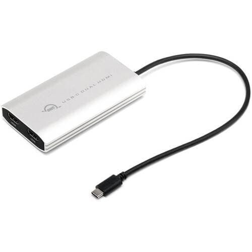 OWC USB-C to Dual HDMI 4K Display Adapter with DisplayLink