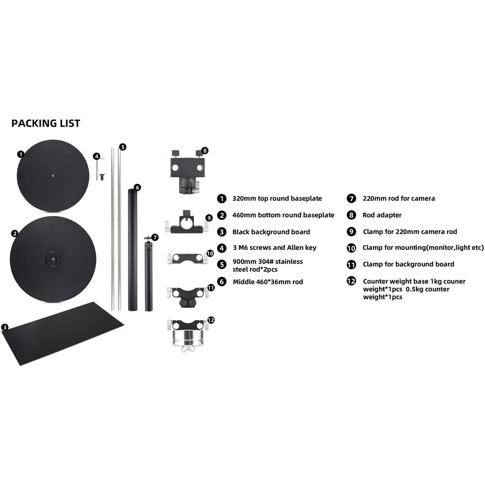 DigitalFoto Solution Limited 360° Spinning Camera Rig Video and Rotating Platform