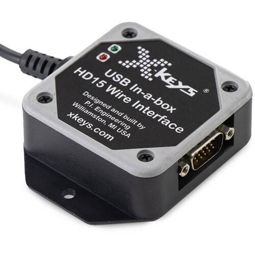 X-keys USB-A HD15 Wire Interface