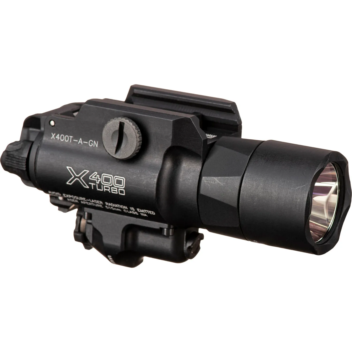 SureFire X400T-A Turbo LED Weapon Light with Green Aiming Laser