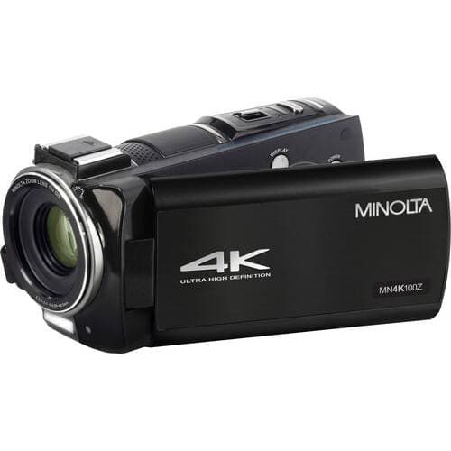 Minolta MN4K100Z UHD 4K Camcorder with 10x Optical Zoom (Black)