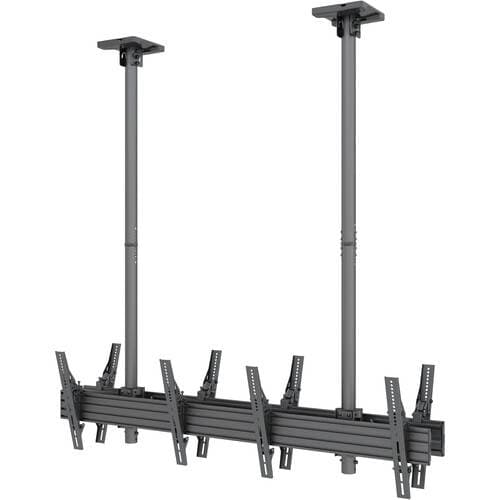 Mount-It! PRO Quad-Screen Ceiling Mount (Side-by-Side, Back-to-Back)