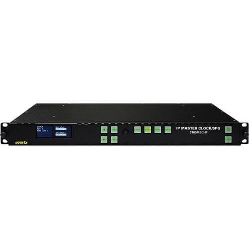 Evertz Microsystems 5700MSC-IP IP Network Grand Master Clock and Video Master Sync Generator