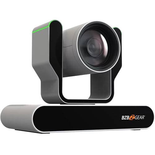 BZBGEAR 1080P FHD Auto Tracking Live Streaming PTZ Camera with Tally Lights and 30x Zoom (White)
