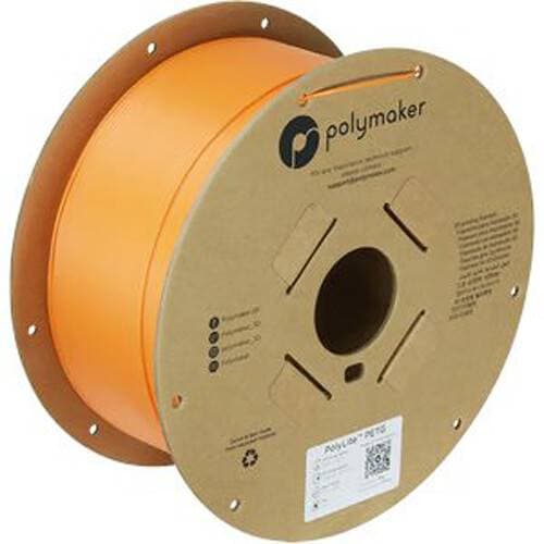 Polymaker 1.75mm PolyLite PETG Filament(3kg, Orange)
