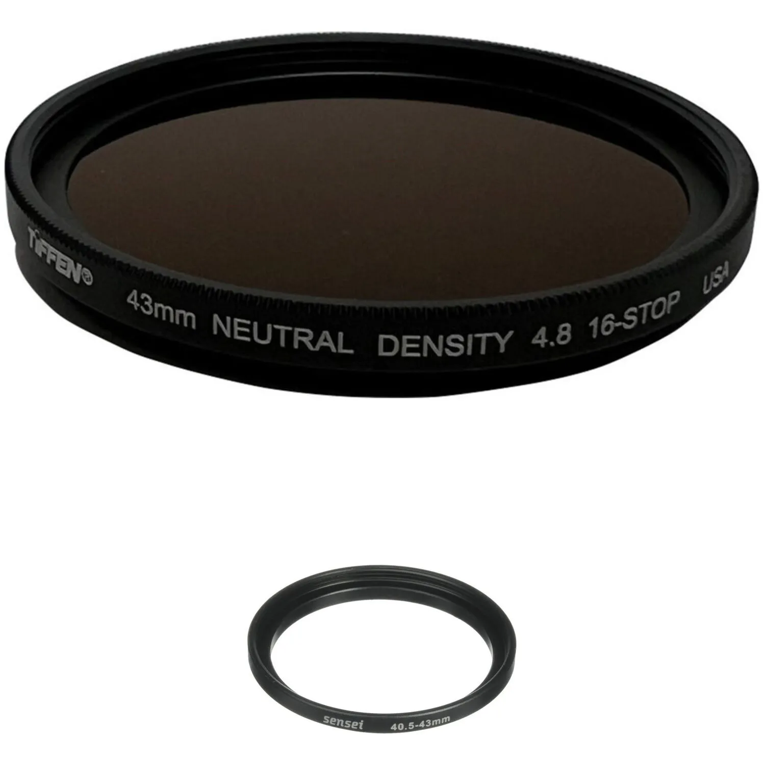 Tiffen Solar ND Filter with 40.5-43mm Step-Up Ring and Solar Eclipse Safety Glasses Kit (43mm)