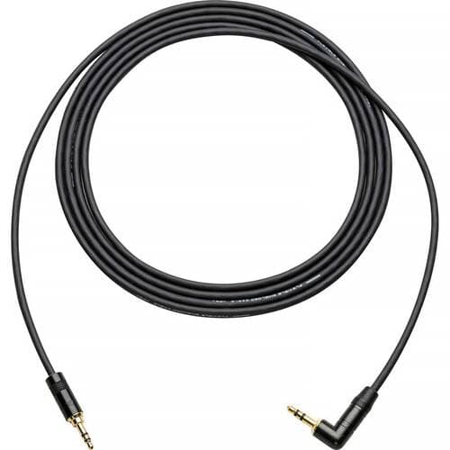 Sescom Low-Profile 3.5mm TRS Balanced Male to Right-Angle 3.5mm TRS Balanced Male Audio Cable (6')
