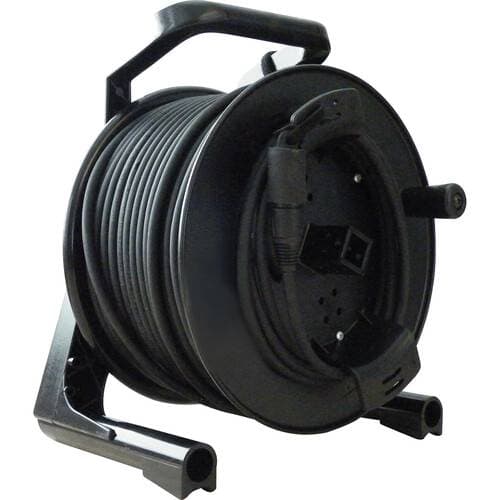Klark Teknik NCAT5E-50M Tour-Grade Ruggedized and Screened CAT5E Network Cable (164' Reel)