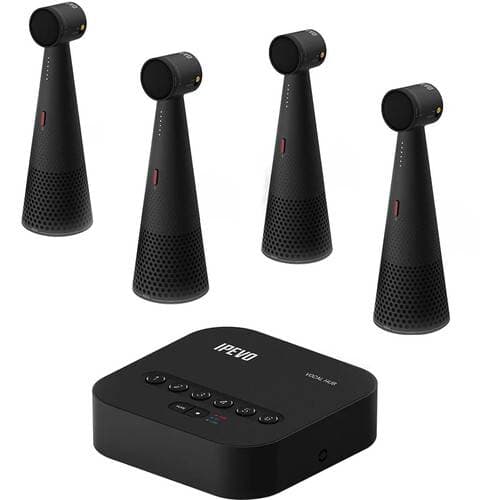 IPEVO Quartet Wireless Microphone Conferencing System (2.4 GHz)