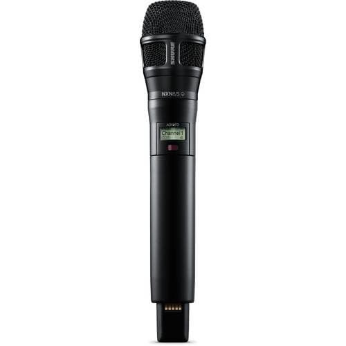 Shure ADX2FD/N8SB Digital Handheld Wireless Microphone Transmitter with Nexadyne 8/S Supercardioid Capsule (G57: 470 to 608 + 614 to 616 MHz, Black)
