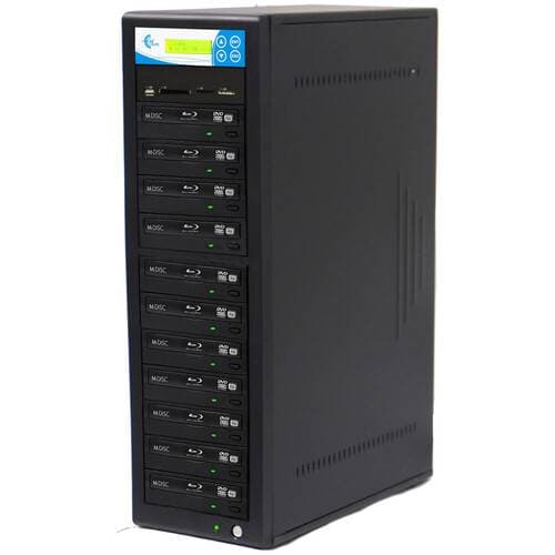 EZ Dupe 10-Copy Media Mirror Flash Media / BD/DVD/CD to Disc Duplicator