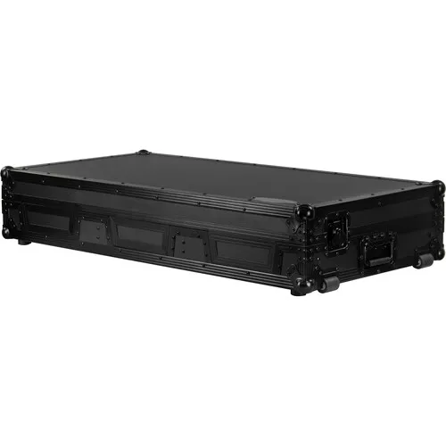 Odyssey Black Label Universal Flight Coffin Case with Full Glide Platform Fits 12" DJ Mixer Plus 2 Large-Format Media Players