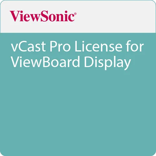 ViewSonic vCast Pro License for ViewBoard Display