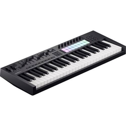 Novation Launchkey 49 MK4 USB MIDI Keyboard Controller (Black, 49 Keys)