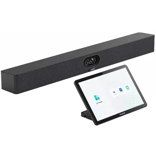 Yealink A40 Collaboration Bar and CTP25 Touchscreen for Small to Medium Rooms