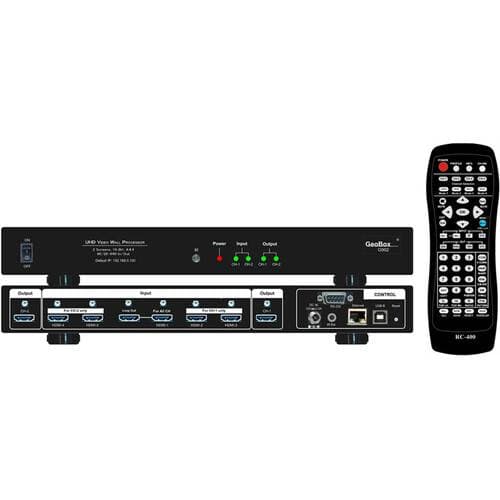 GeoBox 2-Channel 4K In/Out Video Wall Controller