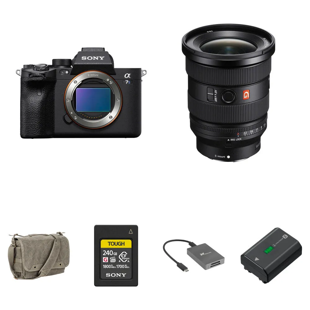 Sony a7S III Mirrorless Camera with 16-35mm f/2.8 II Lens and Essentials+ Kit