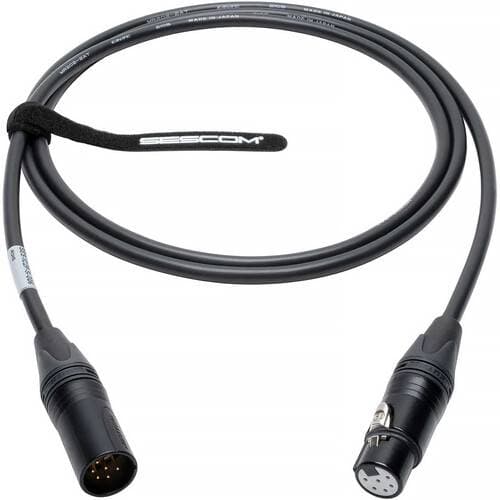 Sescom 6-Pin Switchcraft-Style 6-Pin XLR Male to Female for RS-702 and RS-602 Belt Packs (100')