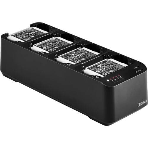 Shure SBC441US Four-Bay Charger for ADXR Receivers &amp; SB910 Batteries (with Power Supply)