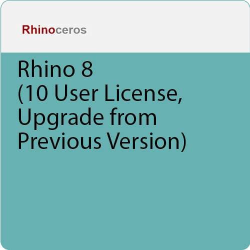 McNeel Rhino 8 Upgrade (10-User License, Download)
