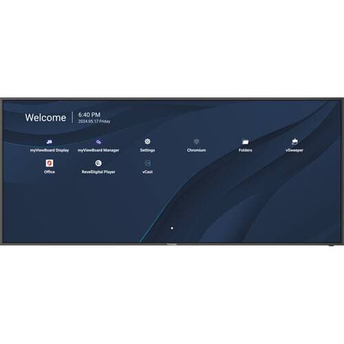 ViewSonic CDE105UW-MTR 105" UHD 5K 21:9 Ultrawide Commercial Monitor with TRS10 Bundle for Microsoft Teams Rooms