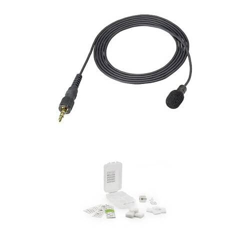 Sony ECM-V1BMP Omnidirectional Lavalier Microphone with White Hiding Kit