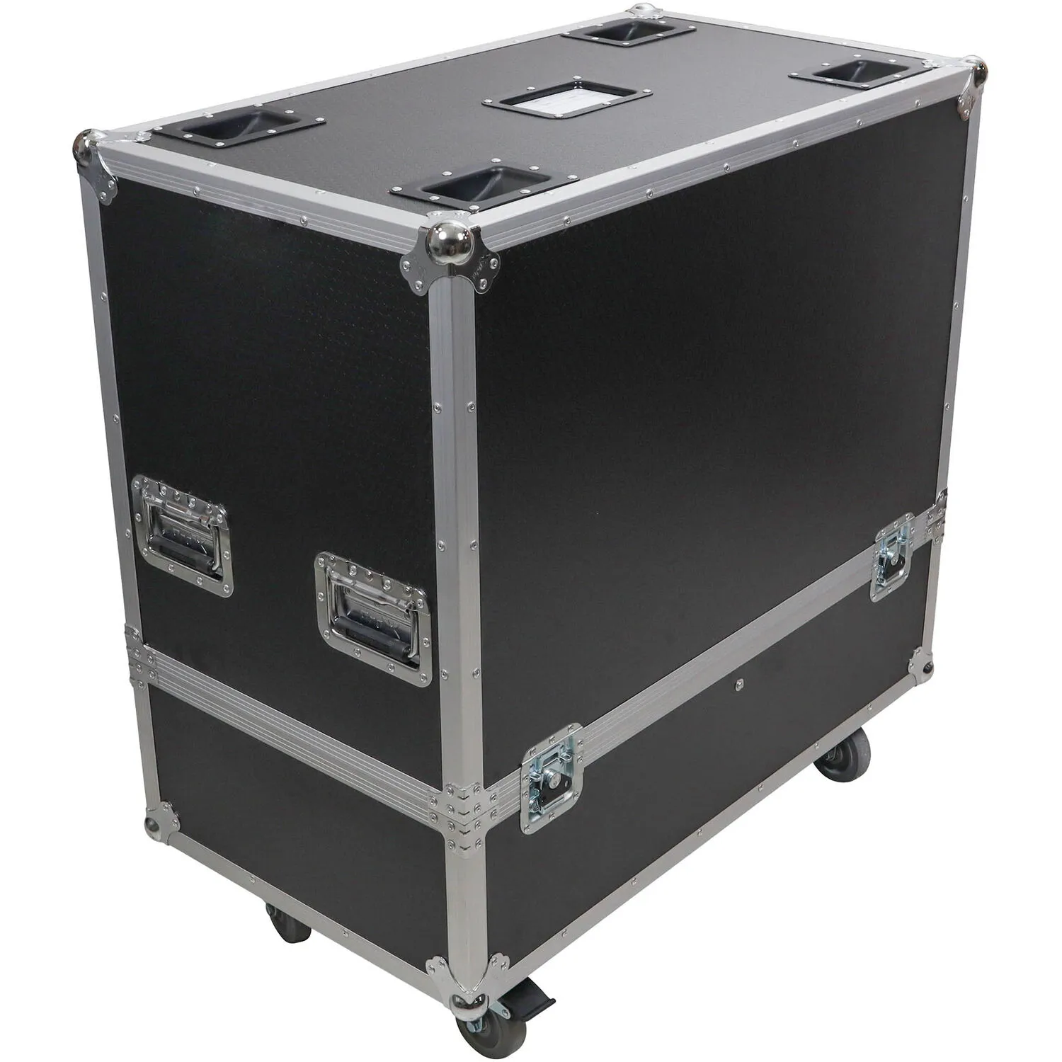 ProX 2-Speaker Flight Case for QSC KW152 Speakers - 33"H x 18"W x 16"L