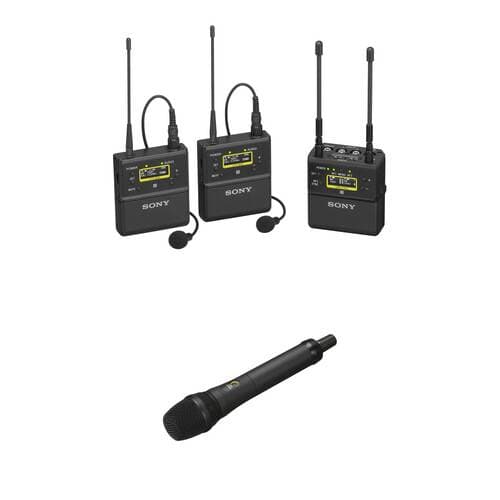Sony UWP-D27 2-Person Camera-Mount Wireless Handheld Combo Microphone System Kit (UC90: 941 to 960 MHz)