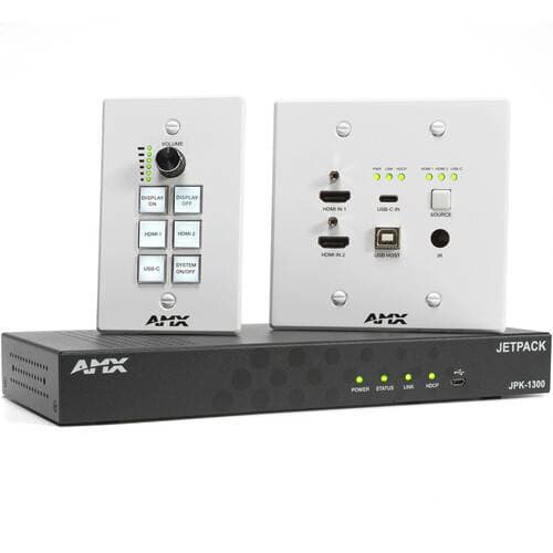 AMX Jetpack 3x1 4K60 Transmitter, Receiver &amp; Controller Kit (EU/UK)
