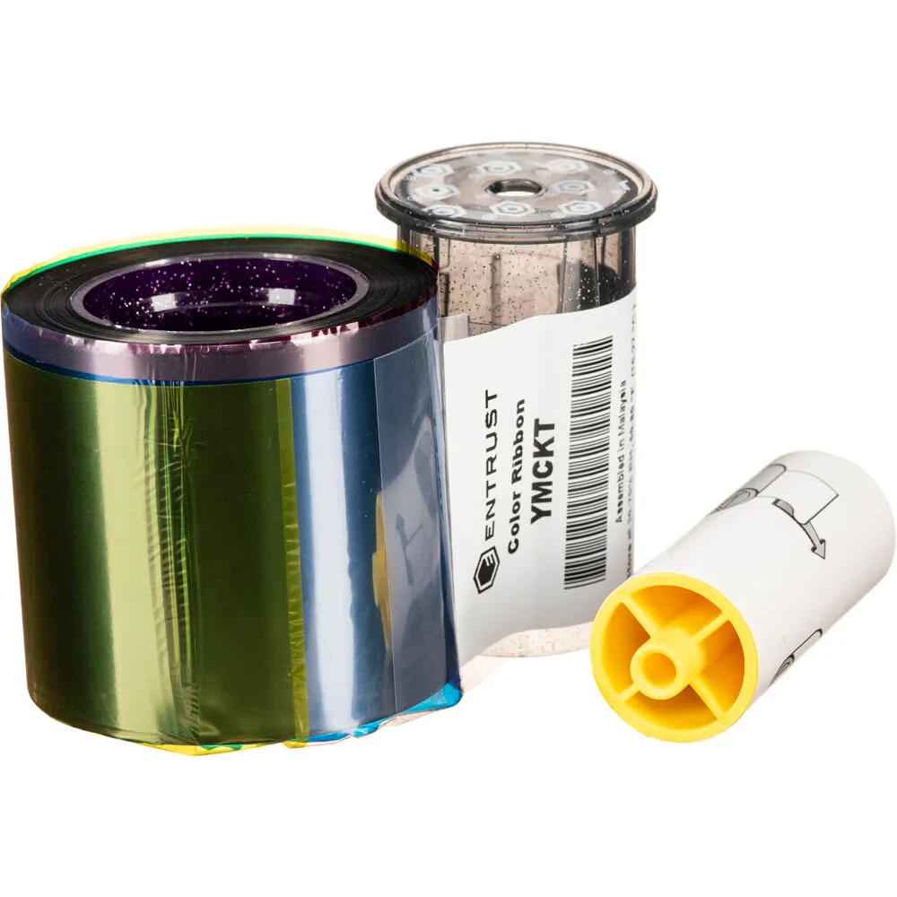 Entrust IIDaaS YMCKT Color Ribbon Kit (250 Prints, 16-Pack)