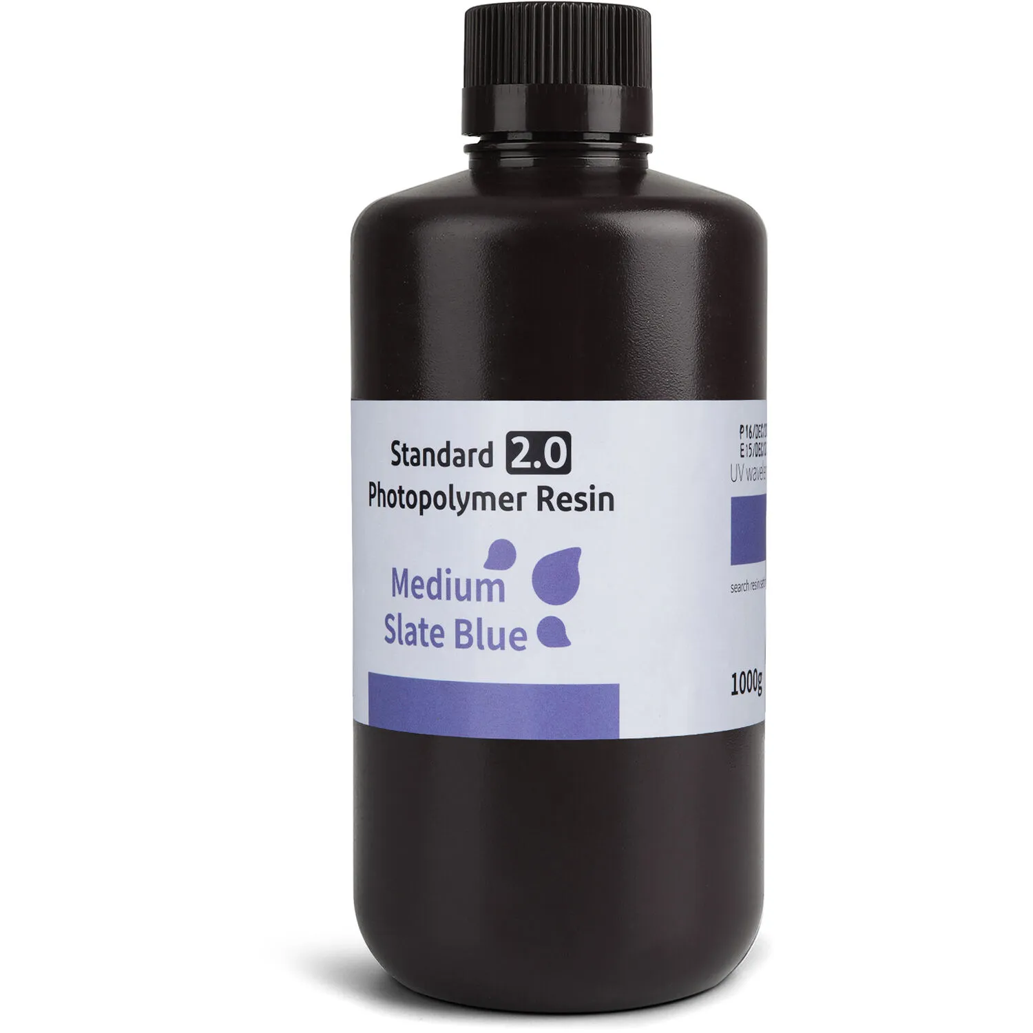 ELEGOO Standard Resin V2.0 (1kg Bottle, Medium Slate Blue)