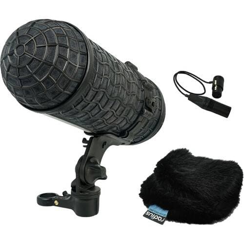 Radius Mini-ALTO 180 Blimp Windshield &amp; RAD Mount Kit with Low-Profile XLR Cable