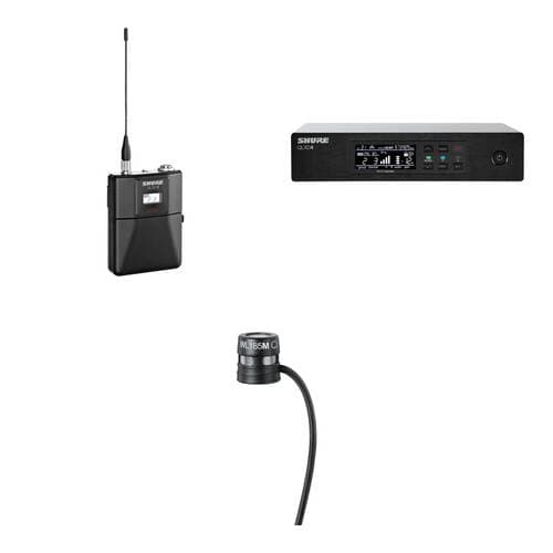 Shure QLXD14/85M Digital Wireless Cardioid Lavalier Microphone System Kit (H50: 534 to 598 MHz)