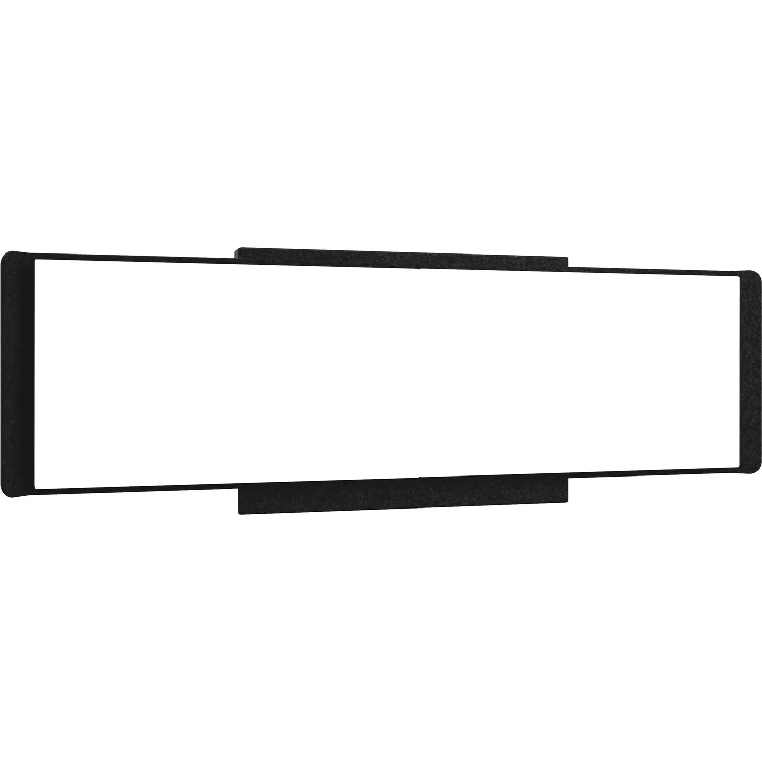 Middle Atlantic Dual Display Shroud for Forum Collaboration Suite (42 to 55" Displays, Charcoal Gray)